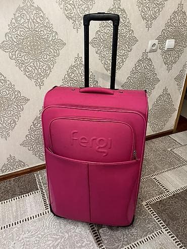 Digər idman və istirahət malları: Fergi səyahət çamadanı – parlaq çəhrayı rəng - Təkərli səyahət valizi — 2