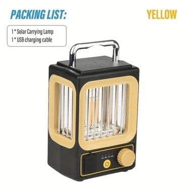 cadır kamp: Kamp feneri 🔺hem ag hem de sarimtil isiq verir 🔺hem gunes paneli hemde — 3