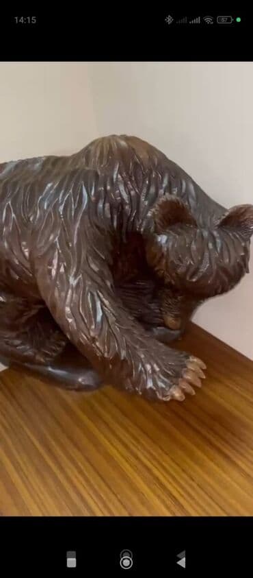 balığ ovu: Fiqur, Taxta, rəng - Qəhvəyi — 1