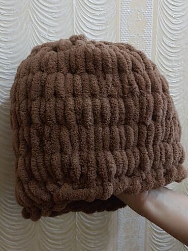 hazır hicablar: ƏL İŞİ Puffy 2 rəng Puffy sapdan hazırlanmış papaq Soyuq hava üçün — 2