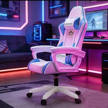 kreslo gaming: Yeni, Təkərli, Qolları tənzimlənmir, Süni dəri — 1