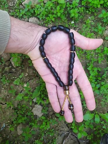 ucuz bijuteriyalar: Material və qiymət müxtəlifdir. - Material: tünd qəhvəyi təbii — 10