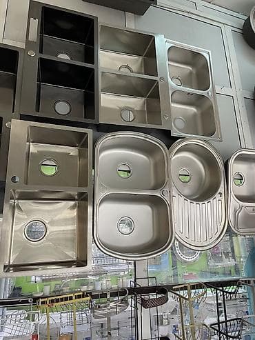 Kvadrat Mətbəx çanağı, Paslanmaz polad