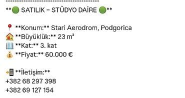 Satılır: studiya tipli mənzil - Planlaşdırma: 0 yataq otağı — 6
