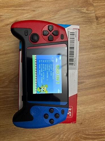 çanta: Portativ oyun konsolu. içərisində 500 oyun var. yenidir. qiymət — 5
