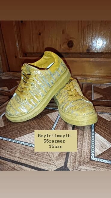 Tərliklər: Ölçü: 35, rəng - Sarı, Yeni — 1