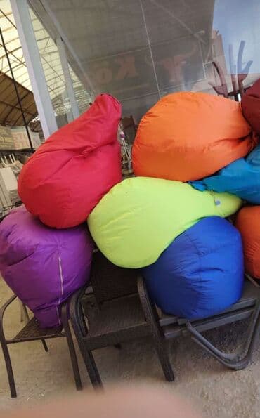 бесформенное кресло: Новый, Пуфик-кресло, Ткань, Нет кредита, Нет доставки — 23