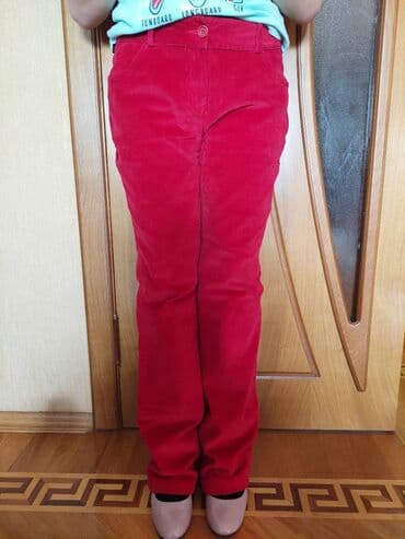 şalvar cins: Velvet şalvar, L razmer, arxada tikişli naxiş el işlemesi var. Çinici — 4