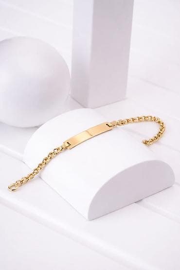 oglan ucun qolbaqlar: Bilərzik, Sarı qızıl, 585 Əyar, 3 g, Ünvandan götürmə — 3