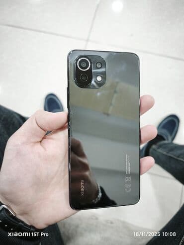 honor x9c qiymeti: Xiaomi 11 Lite, 128 GB, rəng - Qara, 
 Barmaq izi — 3