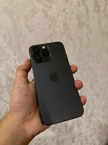 2.el macbook: IPhone 14 Pro Max, 256 GB, Qara, Face ID, Sənədlərlə, Zəmanət — 3