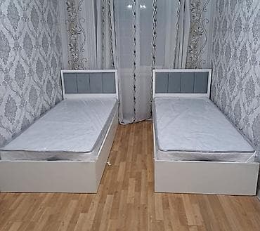 Təknəfərlik çarpayı, Bazalı, Matras ilə, Siyirməsiz