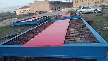 ceki daşları: Ağırtonnajlı avtomobillər üçün metal körpü-tərəzi platformaları - — 1