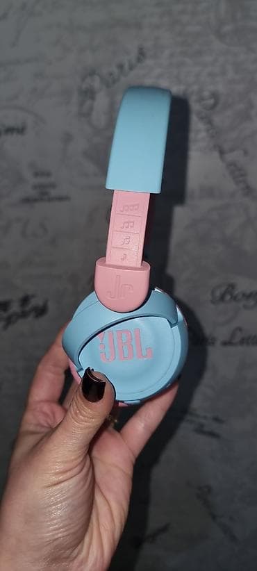 qulaqlıq jbl: ORİGİNAL JBL JR uşaqlar üçün qulaqlıq – mavi/çəhrayı - Brend: JBL (JR — 3