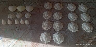 corella boyalari qiymetleri: Fiqur, Gips, rəng - Ağ — 2