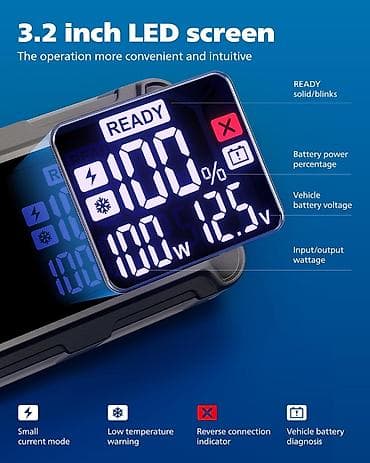 traktor lapetleri: PHILIPS 2300A Jump Starter 🔋 Philips Avtomobil Jump Starter – Güc — 5