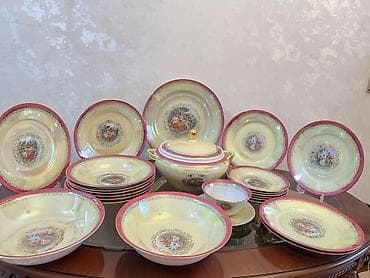 madonna serviz: Nahar dəsti, rəng - Ağ, Farfor — 5