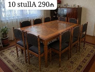 Masa dəsti 290₼ Bu günə evden çıxmalıdı 10 stulla ünvan Masazır