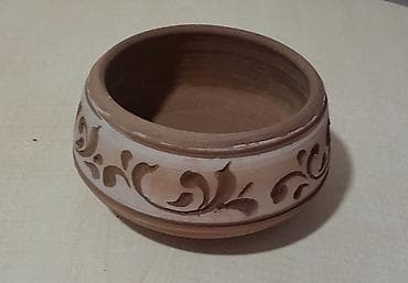 heserat yeyen bitkiler: Kasalar, 1 əd, rəng - Qəhvəyi, Keramika, Azərbaycan — 1