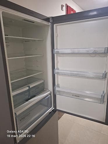 xaladelnik satisi: 2 qapılı Bosch Soyuducu Satılır, rəng - Gümüşü — 2