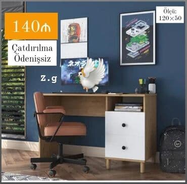 masa ustu komputerlerin qiymeti: Kompüter masası, Yeni, Dördbucaq masa — 1