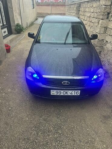 diffuser satisi: LADA Priora liftback, qara rəng. - Kuzov: 5 qapılı liftback, tünd — 1