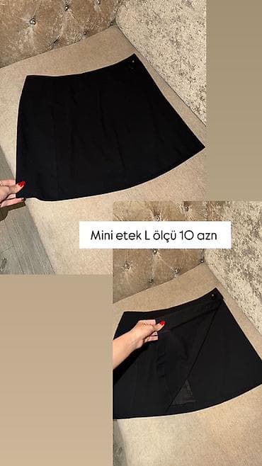 Qadın ətəkləri – müxtəlif modellər və ölçülər 1) Denim ətək - Rəng — 8