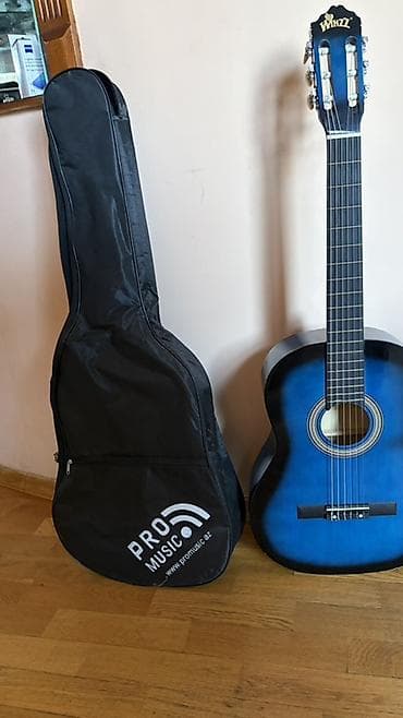 gitara barter: Akkustik klassik gitara – Winzz markası, mavi-bənövşəyi sunburst — 2