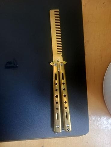 Bıçaq tipli qatlanan daraq (butterfly/ balisong üslubunda) - Rəng
