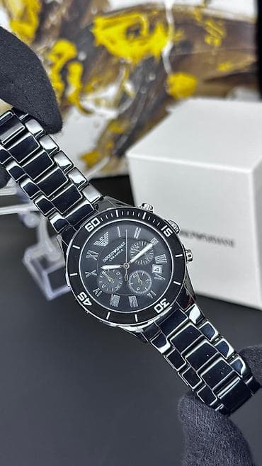 armani saat: Qol saatı, Emporio Armani, rəng - Ağ — 3