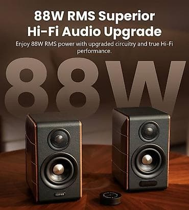 cd calar: 🔊 Edifier S880DB MK II Walnut - aktiv dinamik sistemi, yığcam — 8