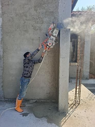 apşifka tavan: Beton kəsimi və deşmə xidməti - Armaturlu beton, dəmir-beton, divar — 2