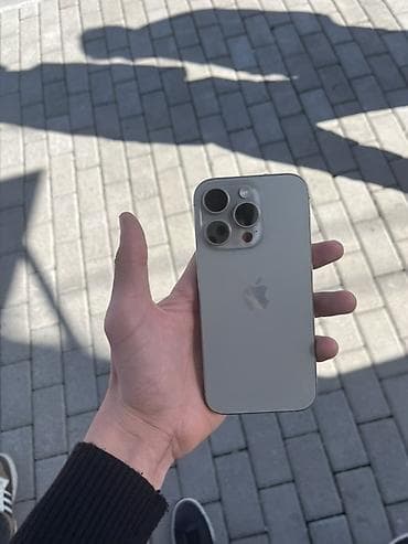 IPhone 16 Pro, 128 GB, Gümüşü, Barmaq izi, Face ID