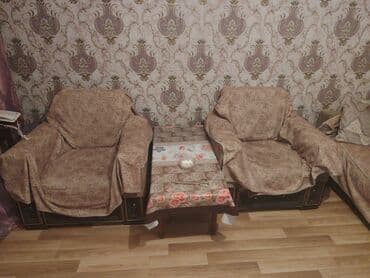 кресло кровать в баку цены: İşlənmiş, Kreslo-oturacaq, Vеlur parça — 5