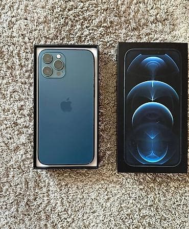 iphone 12 pro satilir: IPhone 12 Pro Max, 128 GB, Pacific Blue — 1