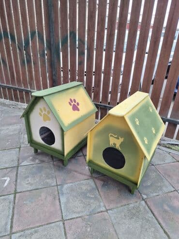 Собаки: Məhsul: Ev heyvanları üçün taxta evlər Təsvir: - Müxtəlif ölçü və — 5