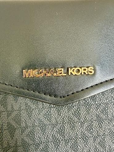 calvin clein: Orijinal Michael KORS dəri çantası. İşlənmiş, lakin mükəmməl — 4