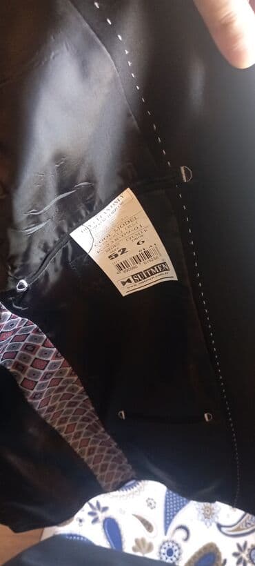 uşaq kostyumu skelet: Kostyum, Demisezon, 6XL (EU 52), rəng - Qara — 2