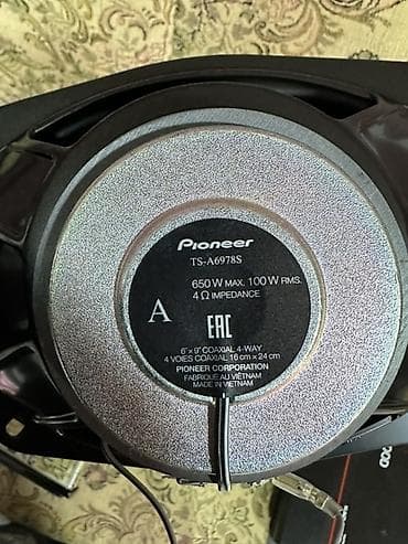 note 14 pro: Avtomobil üçün tam audio dəsti Komplekt: - Pioneer TS-A6978S 6"x9" — 3