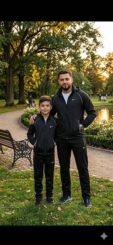 Paltolar: İdman dəsti, Nike, rəng - Qara — 2