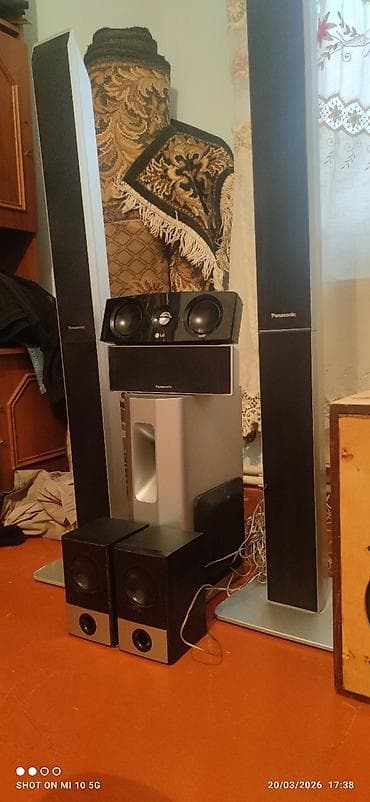 Panasonic Kolonka, Növ - Ev kinoteatrı üçün, rəng - Qara