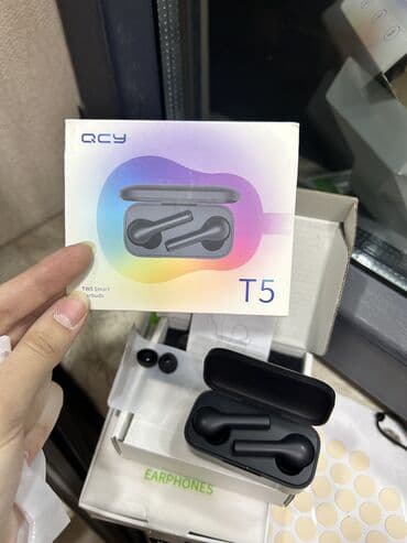 ct 8 max: Simsiz (Bluetooth) Qulaqcıqlar, QCY, rəng - Qara — 1