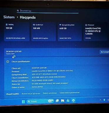 Техника для кухни: Dell Vostro noutbuku - Model: Dell Vostro (qara korpus) - Prosessor — 5
