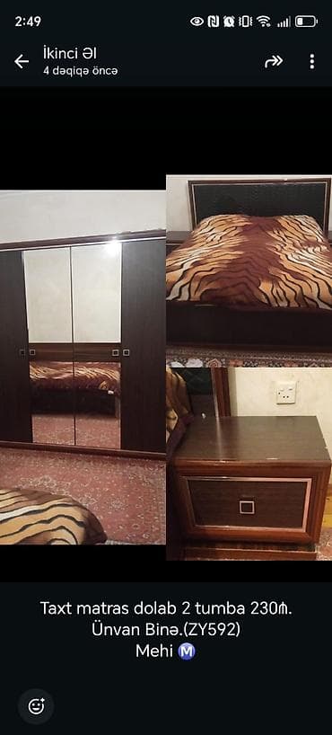 Təknəfərlik çarpayı, Dolab