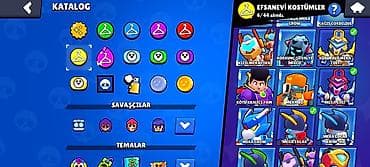 garmin fenix: Brawl Stars hesabı – yüksək səviyyəli pro profil - Kupa yolu: 85,183 — 3