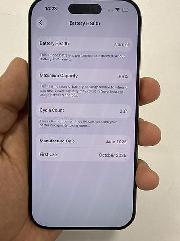 ıphone 16: IPhone 16 Pro, 128 GB, Qızılı, Face ID, Simsiz şarj, Sənədlərlə — 5