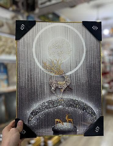 qiz şəkilləri: Məhsul: Dekorativ şüşə tablo kolleksiyası Divar tablosu Ölçü : 40x50 — 5