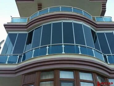 pəncərə reşotka: Cam balkon pvc qapı və pəncərələr şüşə ara kəsmələri i̇zo sistem duş — 3