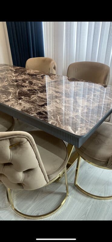 Digər mebel: 8oturacaq 1 masa Masa olcusu 90x200 3600 alinib !hamisi birlikte — 2