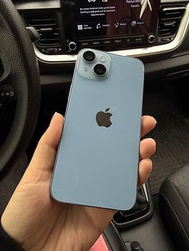 sade tel: IPhone 14, 128 GB, Mavi, Simsiz şarj, Face ID — 2